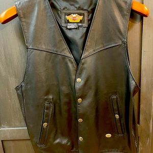 Harley Davidson leather Vest